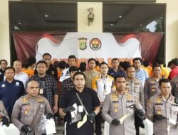 Satreskrim Polres Metro Bekasi Amankan 30 Pelaku Kejahatan