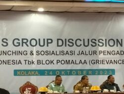 Focus Grup Discussion (FGD) Launching Serta Sosialisasi Jalur Pengaduan PT. Vale Indonesia Tbk Blok Pomalaa (GRIEVANCE MECHANISM).