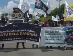 PERNYATAAN SIKAP ALIANSI MAHASISWA BERSATU SULTRA GELAR AKSI BELA MUSLIM PALESTINA