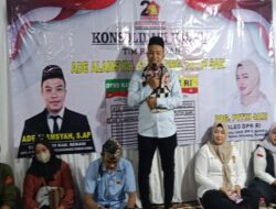 Kader Dan Relawan Gerindra Siap Giring Dan Menangkan Caleg DPRD Kab. Bekasi, Ade Alamsyah