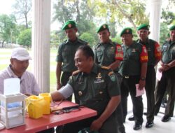 Hari Juang TNI AD: Kodim 0104/Atim Gelar Bakti Sosial Donor Darah