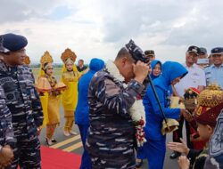 Danlantamal I Dampingi Kunjungan Kerja Pangkoarmada I di Lanal Lhokseumawe