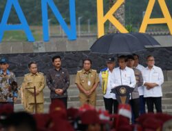 Presiden Jokowi Resmikan Waduk Karian, Kapolres Lebak Pimpin Pengamanan