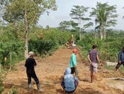 Program Peduli Kadin Konawe, Berlanjut Membangun JUT 800 M di Desa Andomesinggo