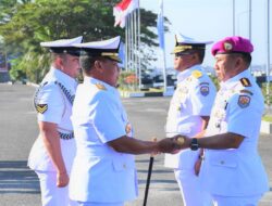 Danlanal Simeulue Turut Hadir Dalam Sertijab Danlantamal I Belawan