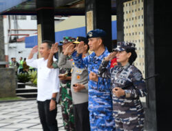 Komandan Lanal Bandung Bersama Unsur Forkopimda Lepas Keberangkatan Presiden RI Usai Laksanakan Kunker si Wilayah Jawa Barat