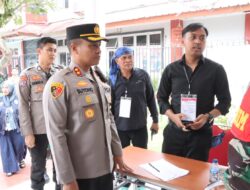 Monitoring Pemilu 2024, Kapolres Lebak bersama Forkompimda Kunjungi TPS Khusus 901 Lapas Kelas III Rangkasbitung