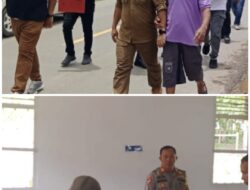 Pj. Bupati Konawe Didampingi Kabag Ops polres Konawe Lakukan Kunjungan Kerja di Desa Konggamea Pasca Musibah Banjir