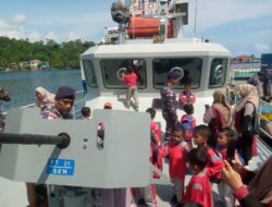 Lanal Simeulue Gencar Tanamkan Nilai Kemaritiman Kepada Generasi Penerus Bangsa