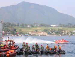 Kesiapan Prajurit Lantamal I Dalam Satgas Pengamanan dan SAR Event Internasional F1H2O di Danau Toba Tahun 2024