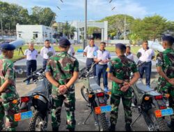 Komandan Lanal Sabang Serahkan 8 Sepeda Motor Trail KLX Dari Kemhan Untuk Operasional Babinpotmar