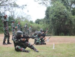 Pertahankan Kemampuan Prajurit, Lanal Lhokseumawe Laksanakan Latihan Menembak