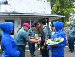 Dengan Semangat dan Sukacita, Keluarga Besar Lanal Sibolga Sambut Komandan Baru di Mako Lanal Sibolga