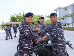 Lanal Dumai Terima 7 (Tujuh) Unit Sepeda Motor Dari Kemhan RI Guna Dukung Tugas Babinpotmar