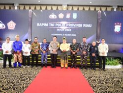 Komandan Lanal Dumai Turut Hadir Dalam Rapim TNI-Polri Provinsi Riau Tahun 2024