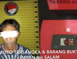 Kedapatan Bawa Narkoba Jenis Sabu Seorang Pria di Tangkap Polisi