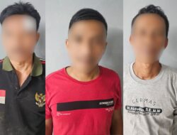 Lagi Asik Main judi Tiga Pria di Cekok Polisi Terbirit Birit