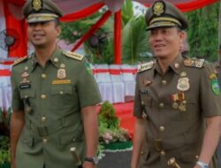 Bupati Pasaman Sabar AS Hadiri HUT Satpol PPke 74 dan Satlinmas ke 62 di Gubernuran Sumatera Barat