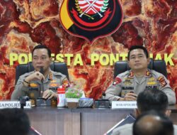 Polresta Pontianak Gelar Rapat Lintas Sektor untuk Persiapan Operasi Ketupat Kapuas 2024