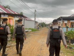 Polres Kubu Raya Gencarkan Patroli Rumah Kosong yang Ditinggal Mudik Lebaran Idul Fitri 1445 H 