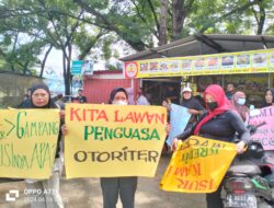 Kelompok Pedagang Disekitar Mtq Kota Kendari Gelar Unjuk Rasa