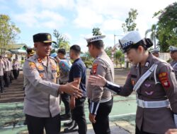 Kapolres Melawi Melaksanakan Halal Bihalal Bersama Seluruh Personil Polres Melawi