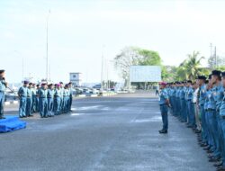 Wadan Lantamal I Pimpin Apel Pagi Setelah Libur Bersama Hari Raya Aidil Fitri