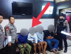 Bawa Sajam Empat Remaja di Tangkap Polisi Diduga Hendak Tawuran