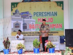 Peresmian Masjid Baiturrahman, Bupati Sabar AS Tekankan Masjid sebagai Tempat Pembentukan Karakter dan Imtaq