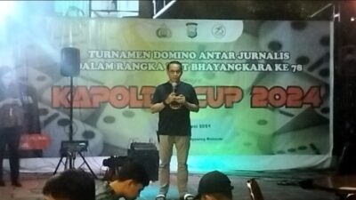 Turnamen Domino Antara Sesama Media, Siap Menghadapi Perwakilan Polda Sulsel