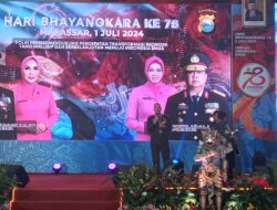 Dua Mantan Kapolres Ambil Bagian Upacara HUT Bayangkara ke 78