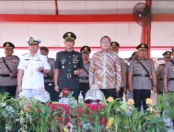 Walikota Makassar  Menyaksikan Pelantikan Bintara Polri  Di SPN Batua Makassar