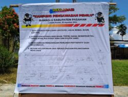 Panwaslu Pasaman Launching Kampung Zero Politik Uang di Kecamatan Rao Selatan