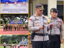 Polres Konawe Menggelar Apel, Gelar Pasukan Dalam Rangka Operasi Zebra Anoa 2024, Serentak di Seluruh Nusantara