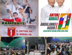 Antusiasme Masyarakat Desa Simbula Sambut Cabup-Cawabup H Anton SH dan H Abbas Andalanku Nomor 01 di Kecamatan Katoi, Kabupaten Kolaka Utara