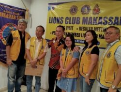 Presiden Lion Clup Makassar 1 Gianto Candra Lantik Empat Member Baru